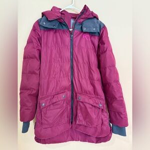 Kari Traa Rong Burgendy Parka Women’s Size Medium